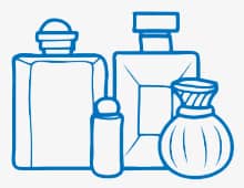 perfume bottles icon